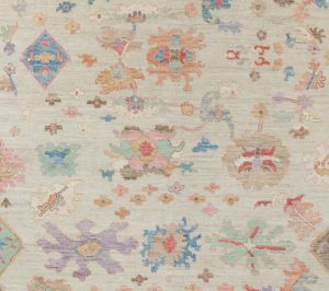 oushak transitional rug