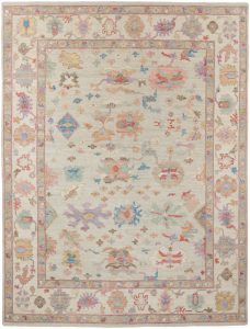 oushak transitional rug
