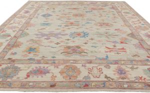 oushak transitional rug
