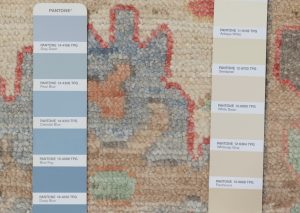 oushak transitional rug