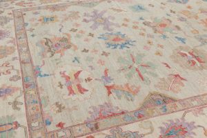 oushak transitional rug