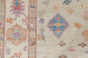oushak transitional rug