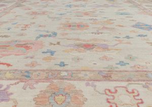 oushak transitional rug