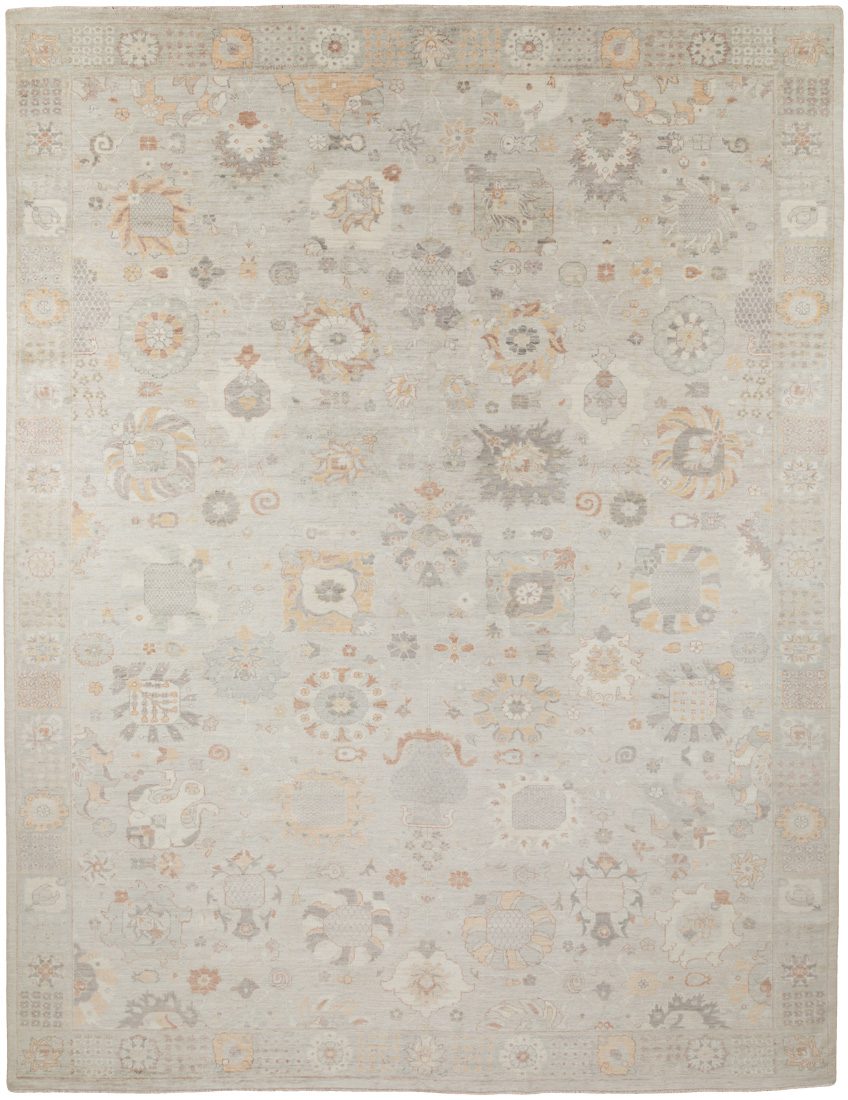 vase transitional rug