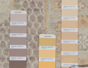 vase transitional rug
