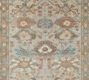 kurdish blossom wool rug