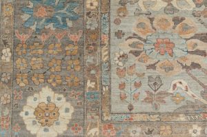 kurdish blossom wool rug
