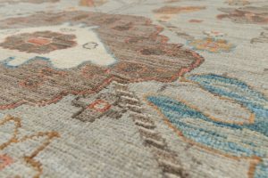 kurdish blossom wool rug
