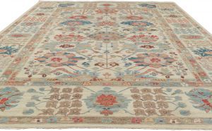 kurdish blossom wool rug