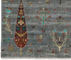luri gabbeh handwoven rug