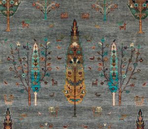 luri gabbeh handwoven rug