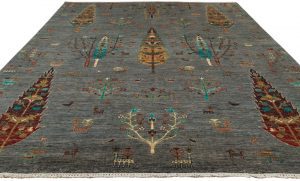 luri gabbeh handwoven rug
