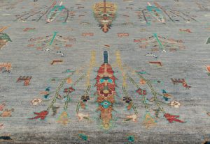 luri gabbeh handwoven rug