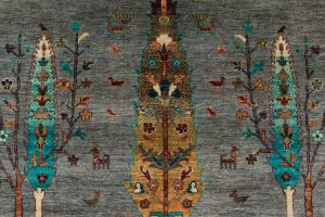 luri gabbeh handwoven rug