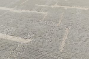 modern wool and silk rug