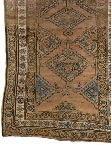 antique persian kurd runner rug