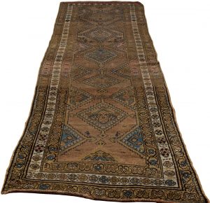 antique persian kurd runner rug