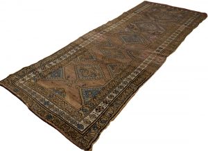 antique persian kurd runner rug