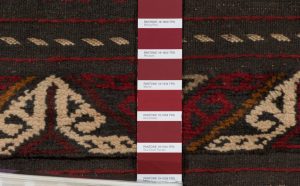 vintage soumak wool rug