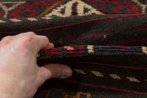 vintage soumak wool rug