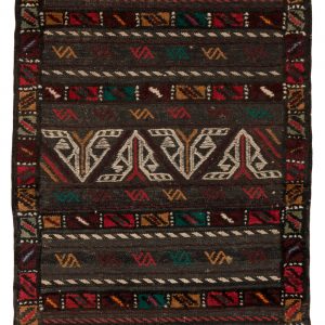vintage soumak wool rug