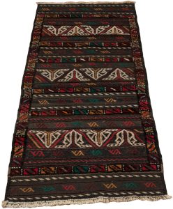 vintage soumak wool rug