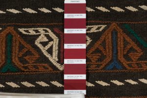 vintage soumak wool rug