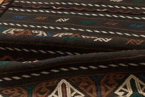 vintage soumak wool rug