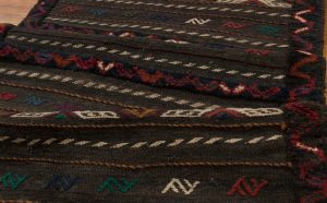 vintage soumak wool rug