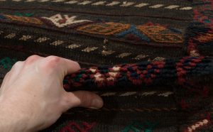 vintage soumak wool rug