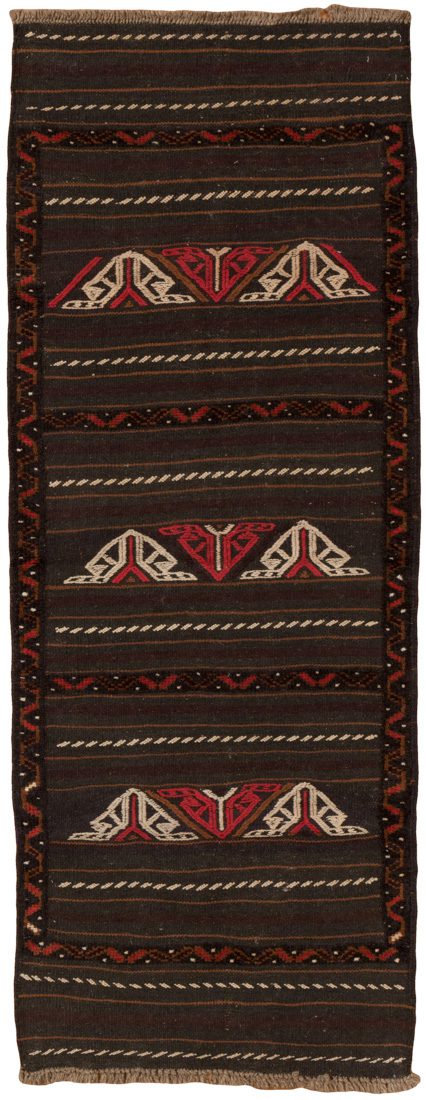 vintage soumak wool rug
