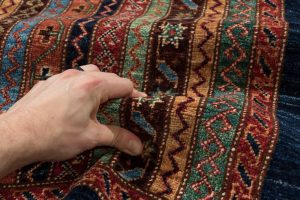 shawl tribal wool rug