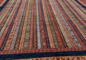 shawl tribal wool rug