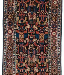 antique kuba runner rug