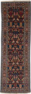 antique kuba runner rug