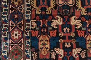 antique kuba runner rug