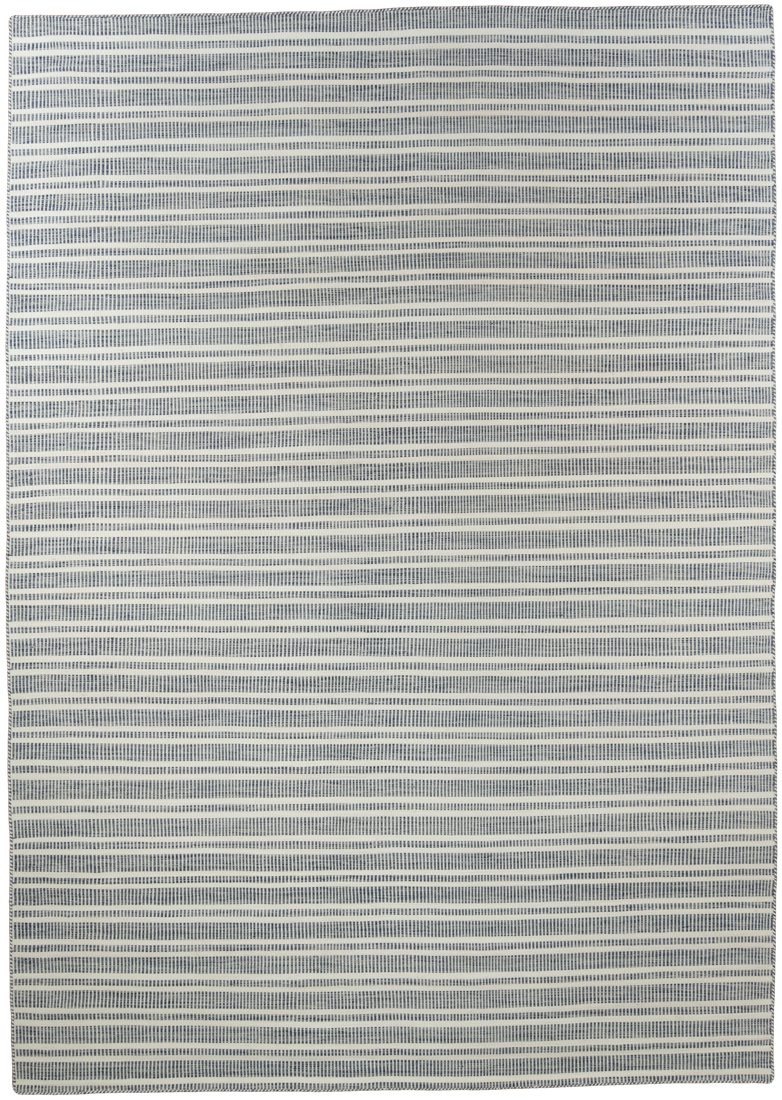 Berkshire Midnight Blue New Zealand Wool Handwoven Rug