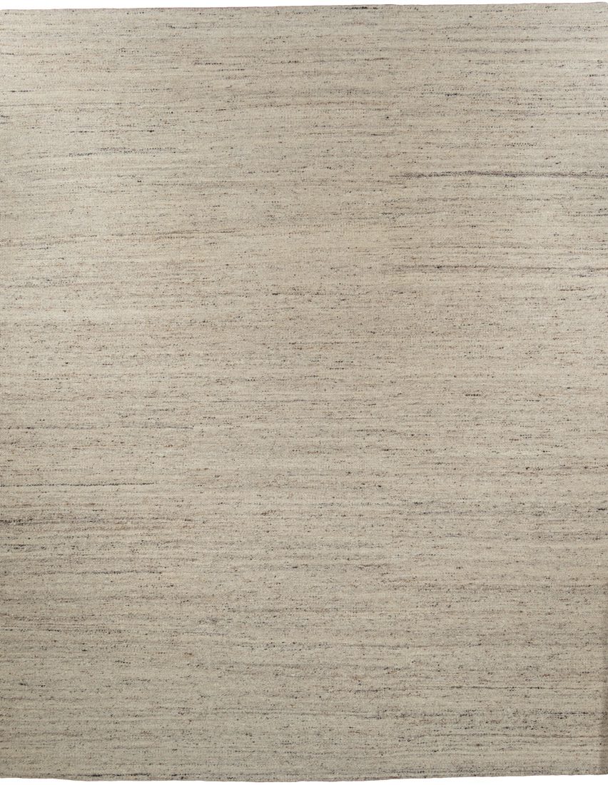 Chunky Flatweave Oatmeal Handwoven Rug