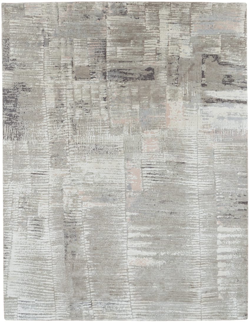 Wool Silk Modern Rug