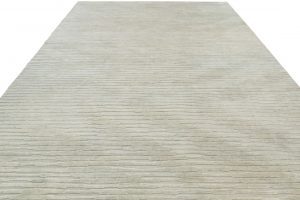 Designer Transitional Wool Textured Rug
