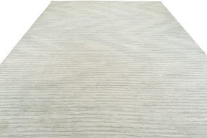 Designer Transitional Wool Textured Rug