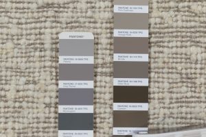 Textured handwoven rug