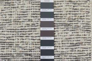 Textured handwoven rug