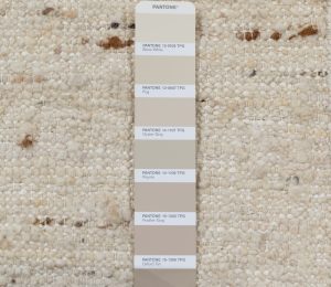 Textured handwoven rug