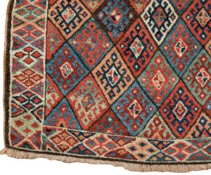 Antique Kurdish Bagface Rug