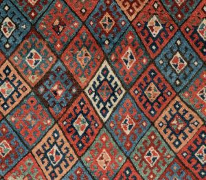 Antique Kurdish Bagface Rug