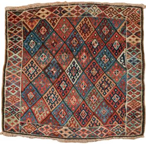 Antique Kurdish Bagface Rug