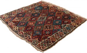 Antique Kurdish Bagface Rug