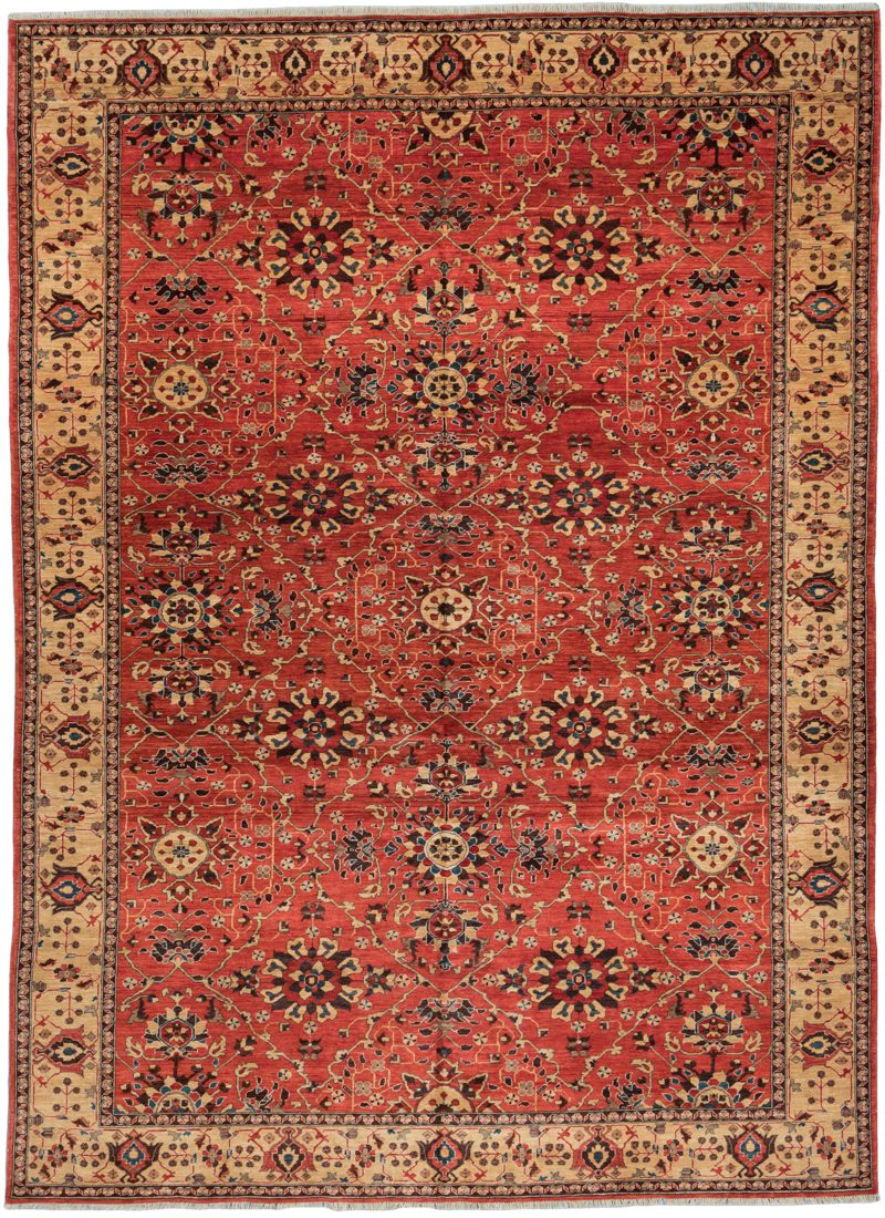 Afghan Sultanabad Handwoven Rug