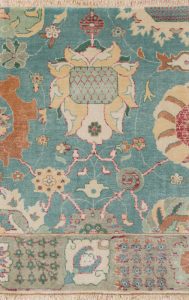 Hand knotted heirloom rug